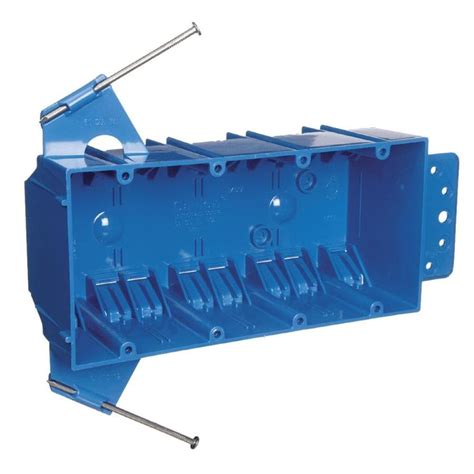 carlon carlon 4-gang plastic low voltage wall electrical box|low voltage single gang box.